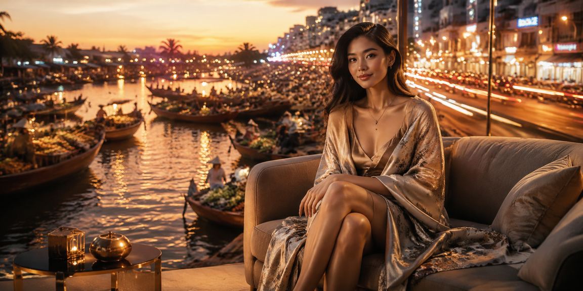 Không khí đêm neon sôi động tại Cần Thơ với ưu đãi hoàn tiền trực tuyến